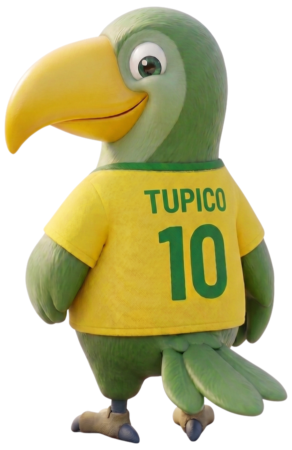 Tupico, o mascote do Tupham